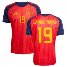 Nogometni Dresovi Španjolska 2 Stars Lamine Yamal 19 Domaći Svjetsko Prvenstvo 2026 Kratkih Rukava