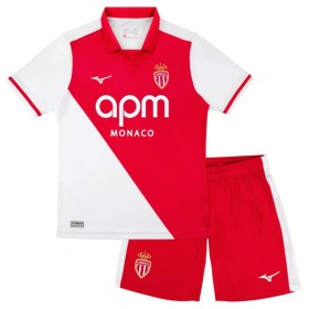 Nogometni Dresovi AS Monaco Dječji Domaći 2026-27 Kratkih Rukava