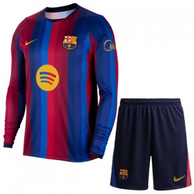 Nogometni Dresovi FC Barcelona Dječji Domaći 2026-27 Dugim Rukavima