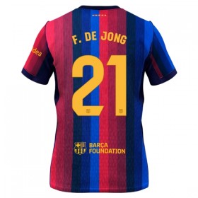 Nogometni Dresovi FC Barcelona F. De Jong 21 Domaći 2026-27 Kratkih Rukava
