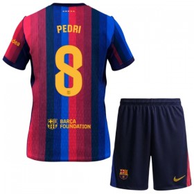 Nogometni Dresovi FC Barcelona Pedri 8 Dječji Domaći 2026-27 Kratkih Rukava