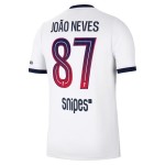Nogometni Dresovi Paris Saint-Germain Joao Neves 87 Gostujući 2026-27 Kratkih Rukava