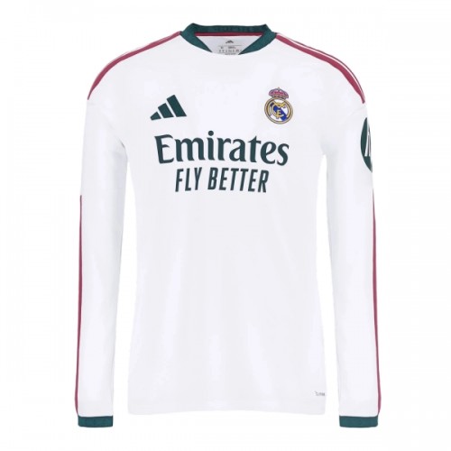 Nogometni Dresovi Real Madrid Domaći 2026-27 Dugim Rukavima Nogometni Dresovi Real Madrid Domaći 2026-27 Dugim Rukavima