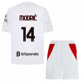 Nogometni Dresovi A.C. Milan Modrić 14 Dječji Gostujući 2026-27 Kratkih Rukava