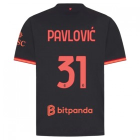 Nogometni Dresovi A.C. Milan Pavlovic 31 Treći 2026-27 Kratkih Rukava