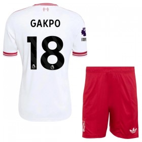 Nogometni Dresovi Liverpool Gakpo 18 Dječji Gostujući 2026-27 Kratkih Rukava