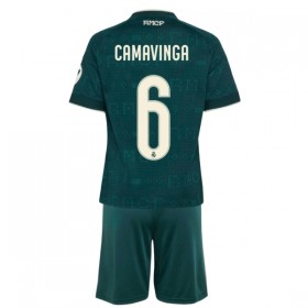 Nogometni Dresovi Real Madrid Camavinga 6 Dječji Gostujući 2026-27 Kratkih Rukava