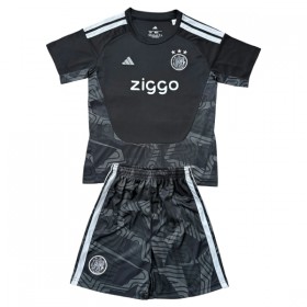 Nogometni Dresovi Ajax Amsterdam Golmanski Dječji 2026-27 Crna Kratkih Rukava