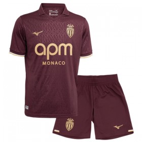 Nogometni Dresovi AS Monaco Dječji Gostujući 2026-27 Kratkih Rukava