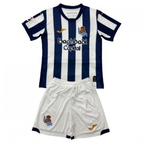 Nogometni Dresovi Real Sociedad Dječji Domaći 2026-27 Kratkih Rukava