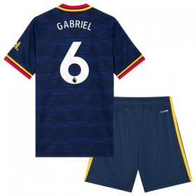 Nogometni Dresovi Arsenal Gabriel 6 Dječji Gostujući 2026-27 Kratkih Rukava