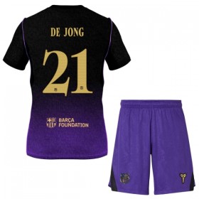 Nogometni Dresovi FC Barcelona F. De Jong 21 Dječji Gostujući 2026-27 Kratkih Rukava