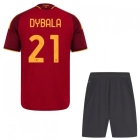 Nogometni Dresovi AS Roma Dybala 21 Dječji Domaći 2026-27 Kratkih Rukava