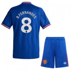 Nogometni Dresovi Manchester United B. Fernandes 8 Dječji Gostujući 2026-27 Kratkih Rukava