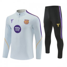Barcelona Sweatshirt Za Trening Četvrt-Zip 2026-27 Bijela