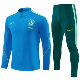 Brazil Sweatshirt Za Trening Četvrt-Zip 2026-27 Plava