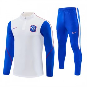 Chelsea Sweatshirt Za Trening Četvrt-Zip 2026-27 Bijela