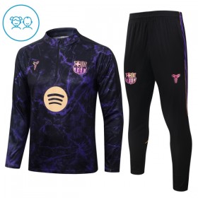 Dječji Barcelona Sweatshirt Za Trening Četvrt-Zip 2026-27 Crna