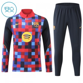 Dječji Barcelona Sweatshirt Za Trening Četvrt-Zip 2026-27 Crvena