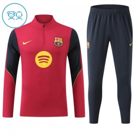 Dječji FC Barcelona Sweatshirt Za Trening Četvrt-Zip 2026-27 Crvena