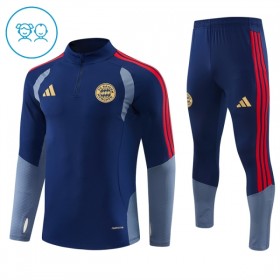 Dječji FC Bayern München Sweatshirt Za Trening Četvrt-Zip 2026-27 Plava