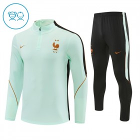 Dječji Francuska Sweatshirt Za Trening Četvrt-Zip 2026-27 Bijela