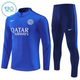 Dječji Inter Milan Sweatshirt Za Trening Četvrt-Zip 2026-27 Plava