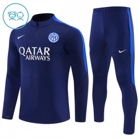 Dječji Inter Milan Sweatshirt Za Trening Četvrt-Zip 2026-27 Plava