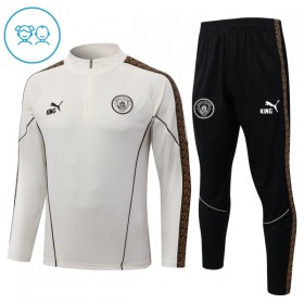Dječji Manchester City Sweatshirt Za Trening Četvrt-Zip 2026-27 Siva