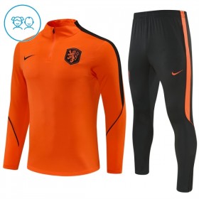 Dječji Nizozemska Sweatshirt Za Trening Četvrt-Zip 2026-27 Naranča
