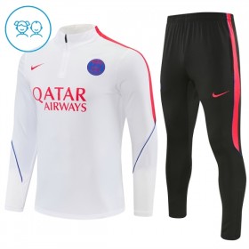 Dječji Paris Saint-Germain Sweatshirt Za Trening Četvrt-Zip 2026-27 Bijela