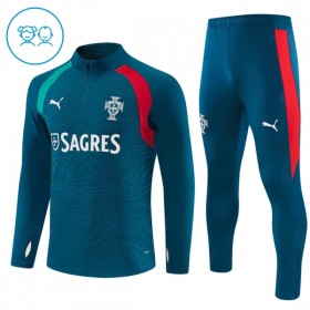 Dječji Portugal Sweatshirt Za Trening Četvrt-Zip 2026-27 Plava