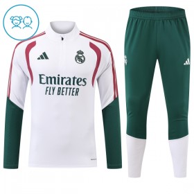 Dječji Real Madrid Sweatshirt Za Trening Četvrt-Zip 2026-27 Bijela