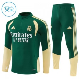 Dječji Real Madrid Sweatshirt Za Trening Četvrt-Zip 2026-27 Zelena