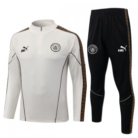 Manchester City Sweatshirt Za Trening Četvrt-Zip 2026-27 Siva