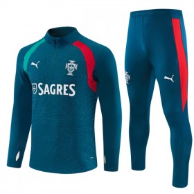 Portugal Sweatshirt Za Trening Četvrt-Zip 2026-27 Plava