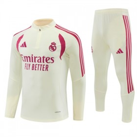 Real Madrid Sweatshirt Za Trening Četvrt-Zip 2026-27 Bijela