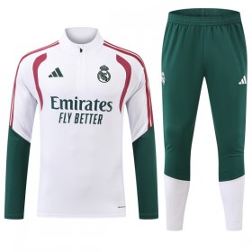 Real Madrid Sweatshirt Za Trening Četvrt-Zip 2026-27 Bijela