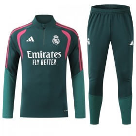 Real Madrid Sweatshirt Za Trening Četvrt-Zip 2026-27 Zelena
