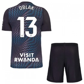 Nogometni Dresovi Atlético Madrid Oblak 13 Golmanski Dječji 2026-27 Crna Kratkih Rukava