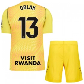 Nogometni Dresovi Atlético Madrid Oblak 13 Golmanski Dječji 2026-27 Žuta Kratkih Rukava
